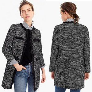 J. Crew Tweed Lurex Lady Coat